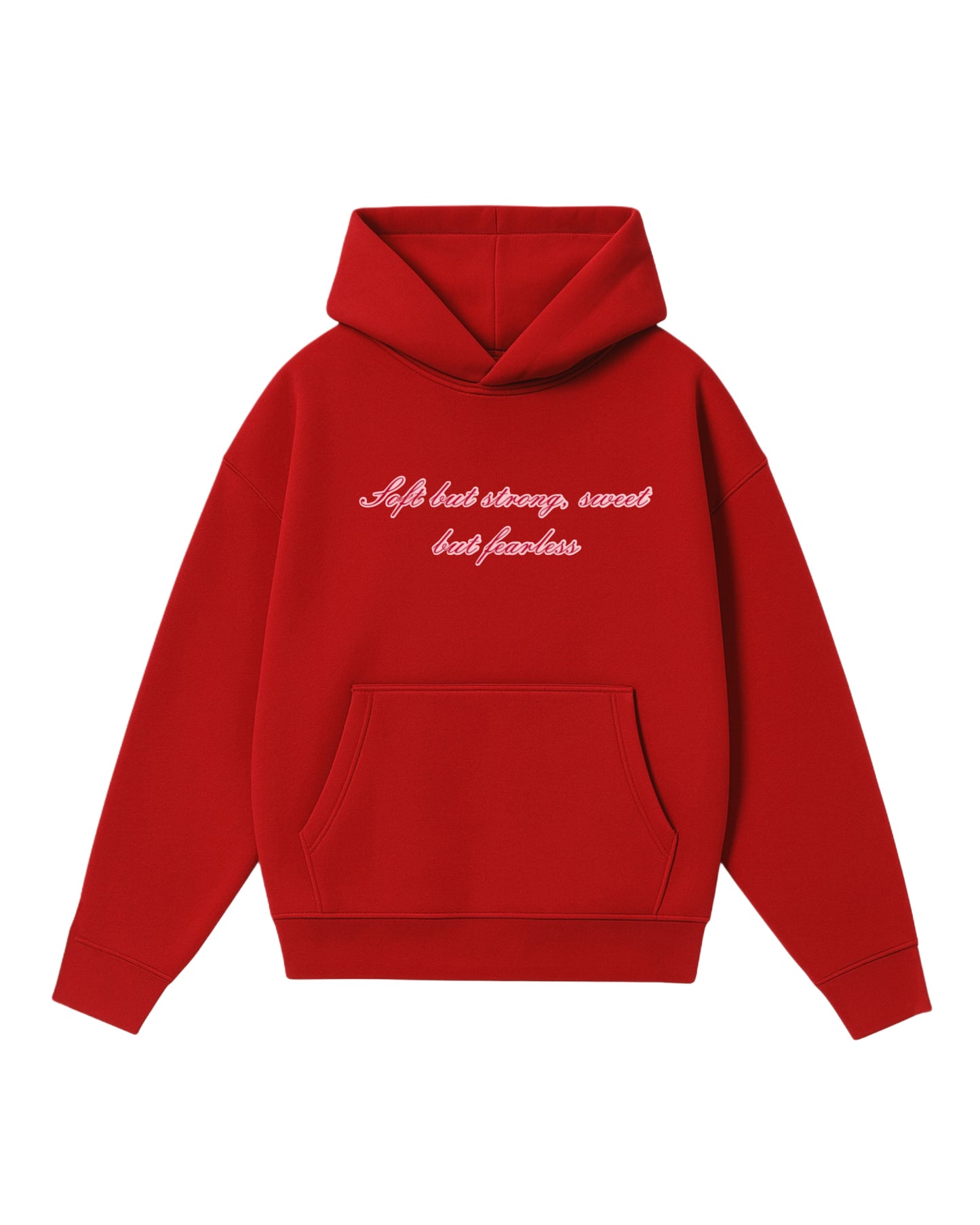 Hoodie cherry modelo clásico rojo
