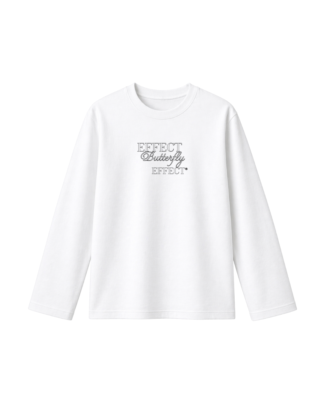 Effect Butterfly Angel -  Camiseta Manga Larga white
