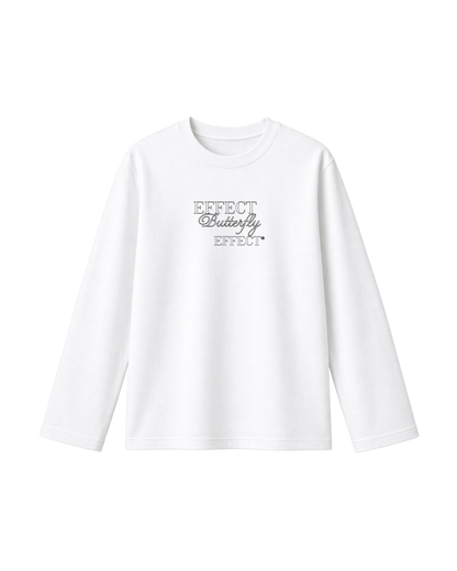 Effect Butterfly Angel -  Camiseta Manga Larga white