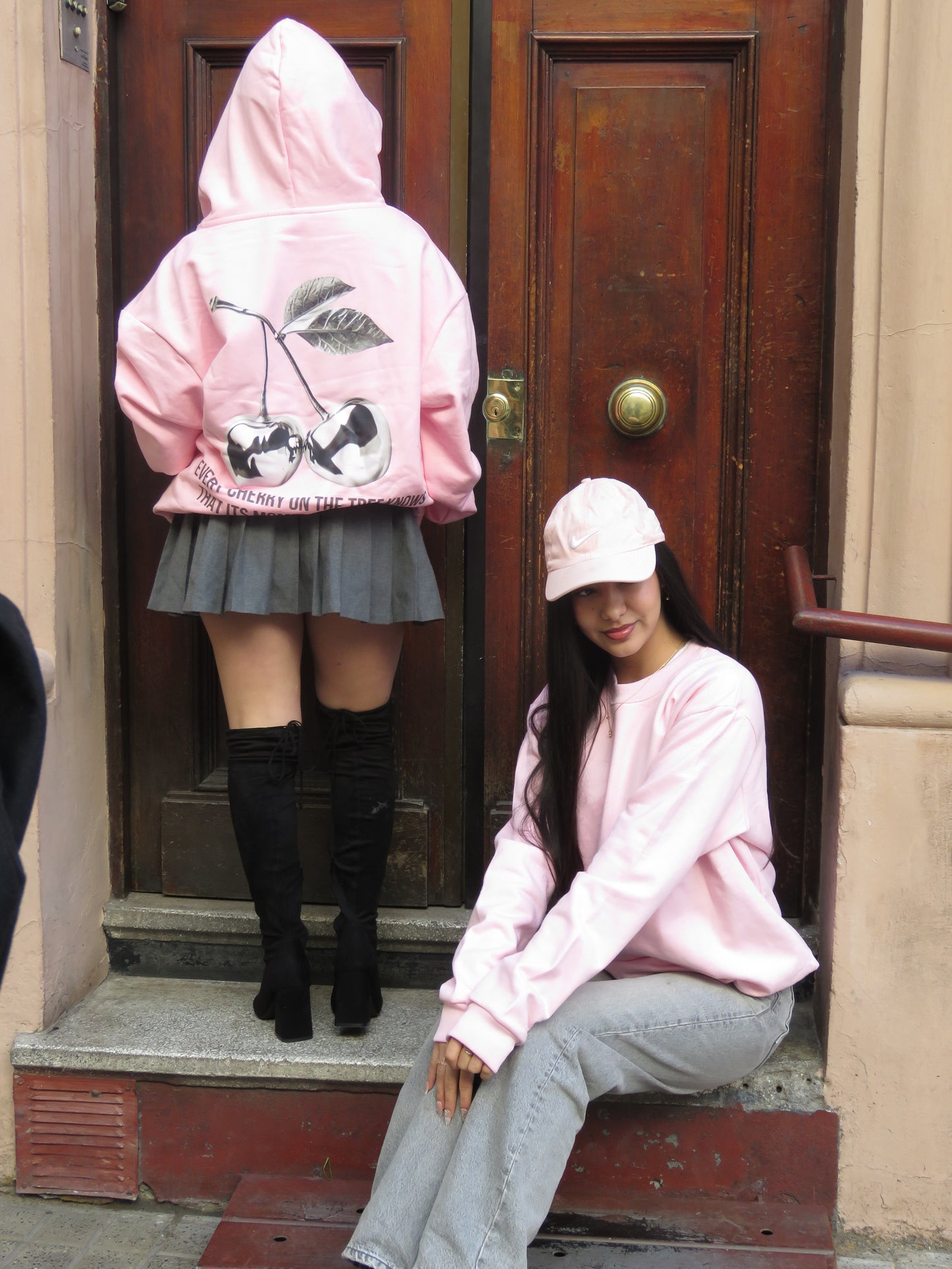 Polo basic rosado modelo clasico