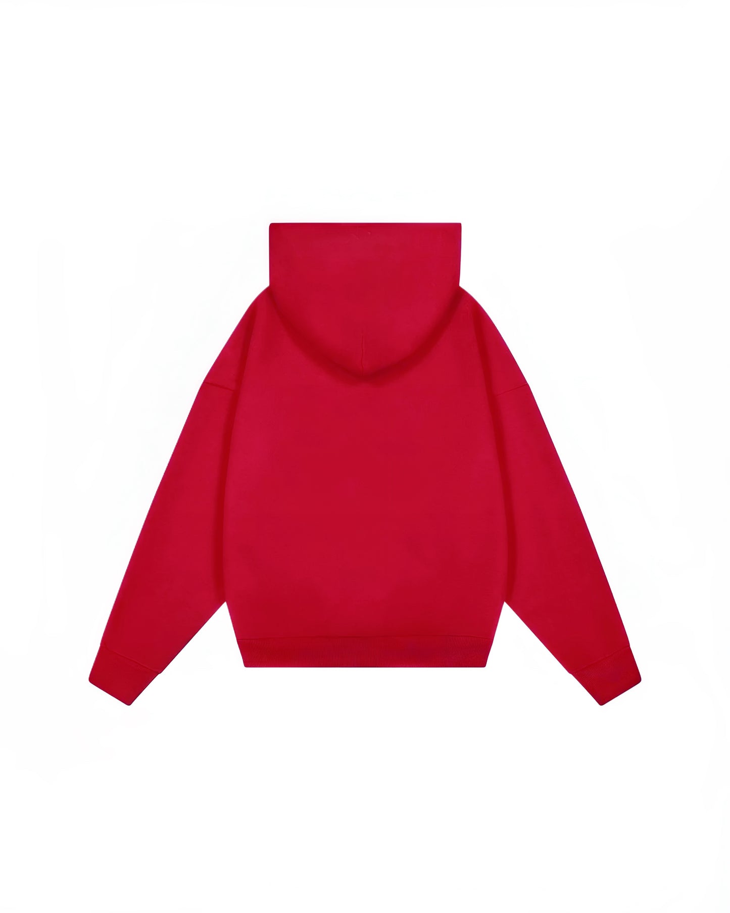 Hoodie basic rojo modelo clásico