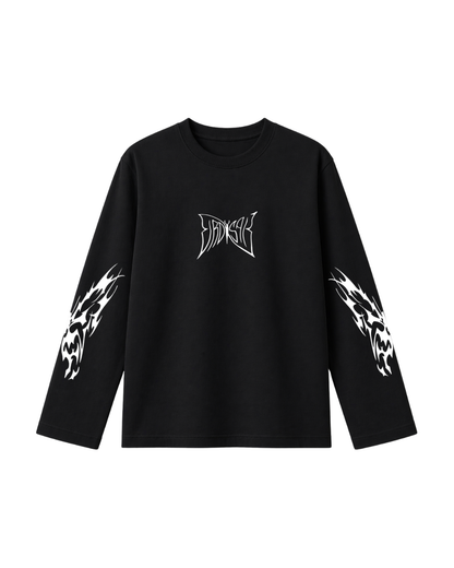Butterfly Emblem  - Camiseta Manga Larga black