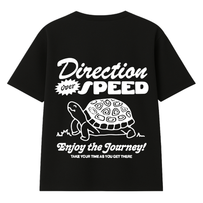 t-shirt speed modelo recto negro
