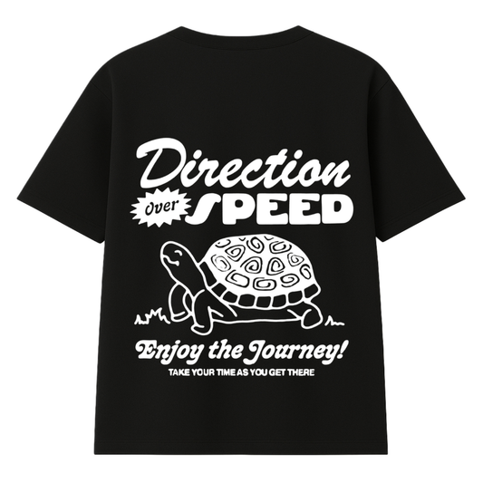 t-shirt speed modelo recto negro