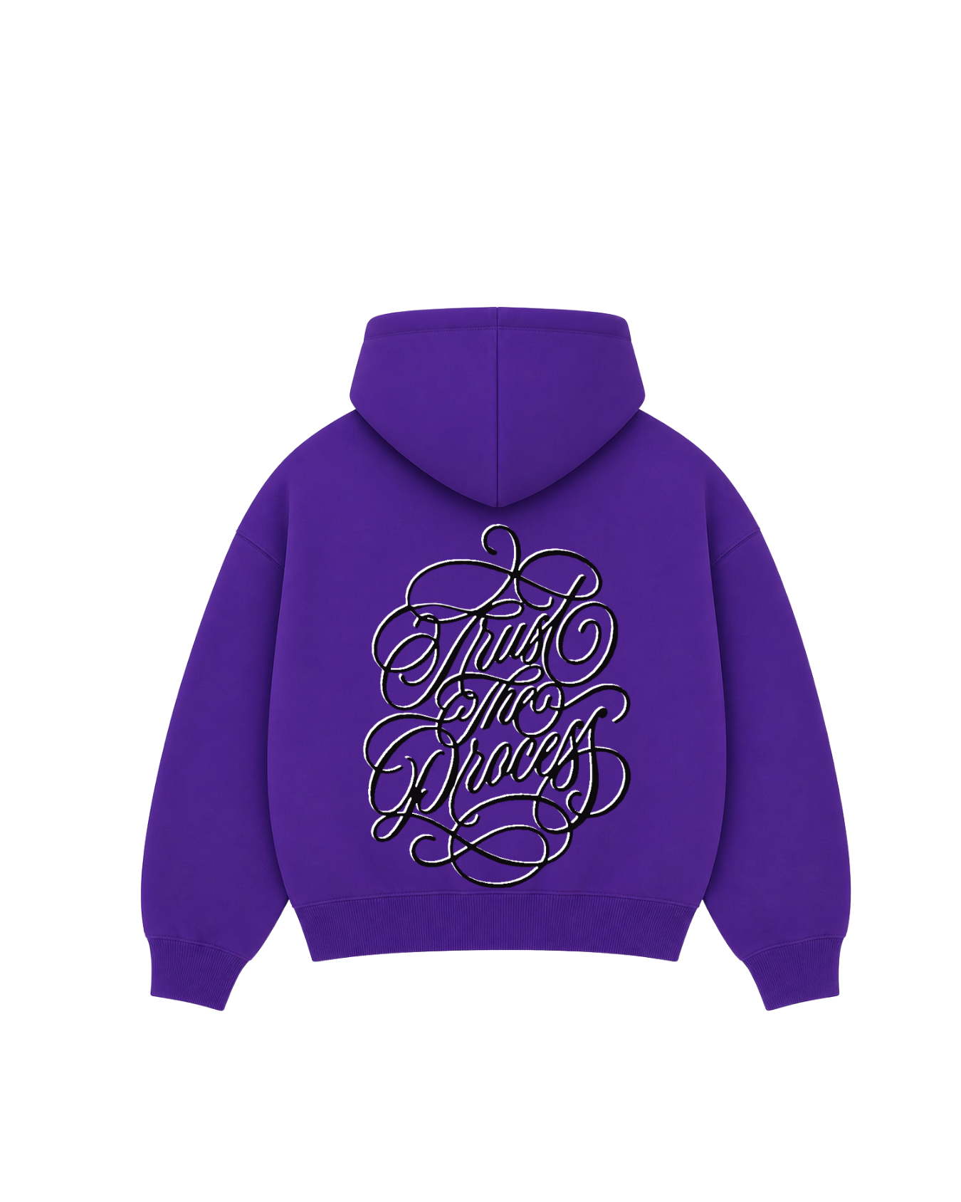 Trust The Process- Hoodie zip Clásico purple