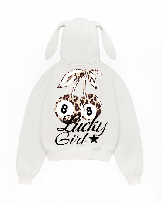 Hoodie lucky girl modelo clásico