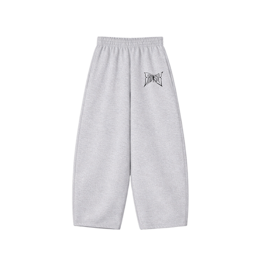 Butterfly Emblem - Buzo Baggy grey puff