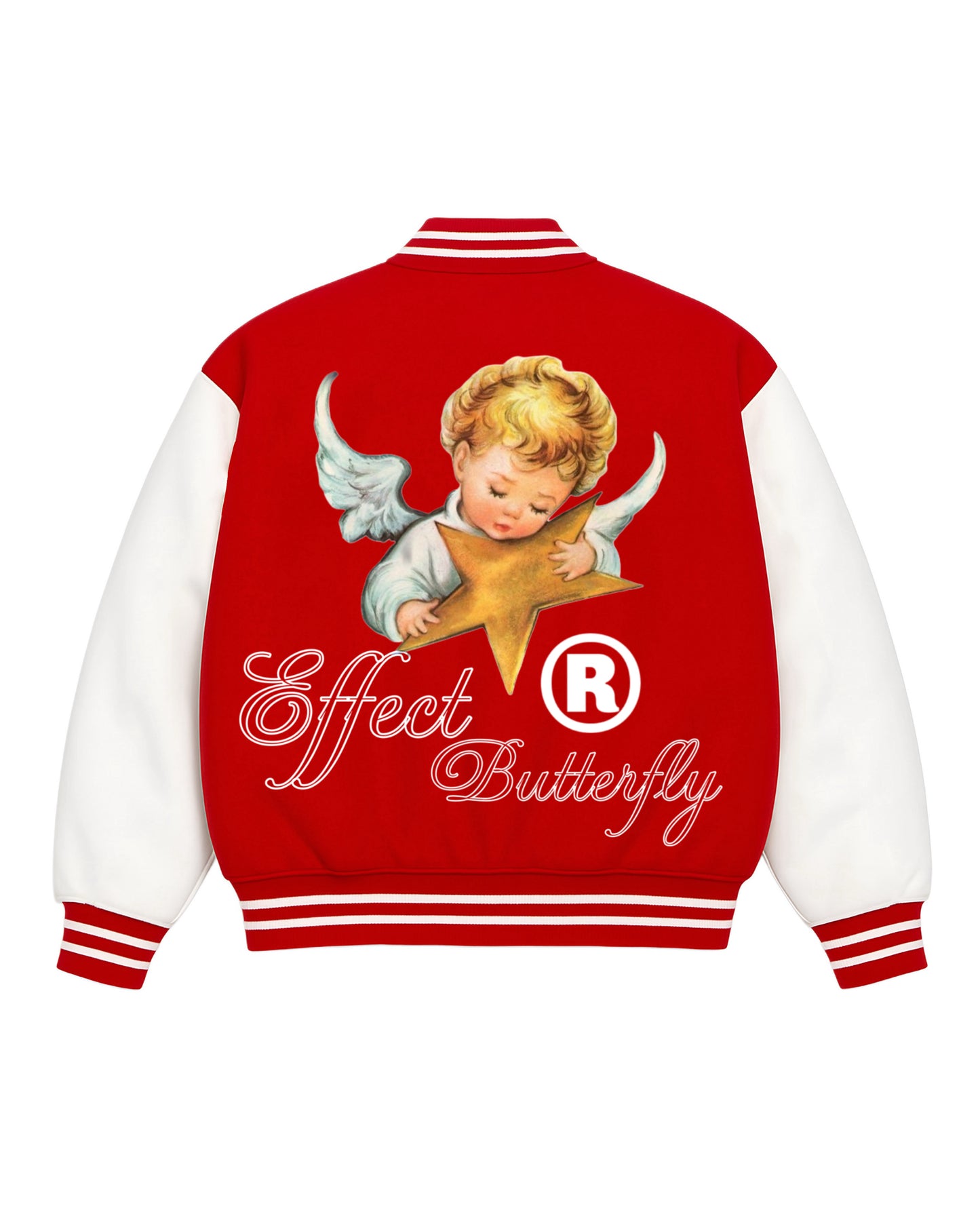 Varsity jacket efecto mariposa