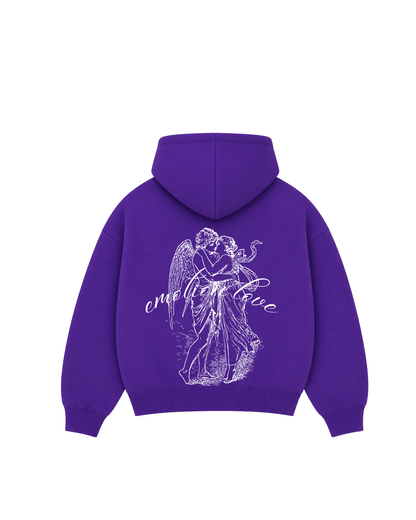 In Love - Hoodie zip Clásico purple