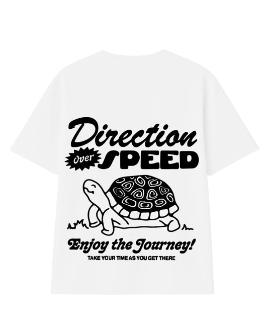 t-shirt speed modelo recto blanco