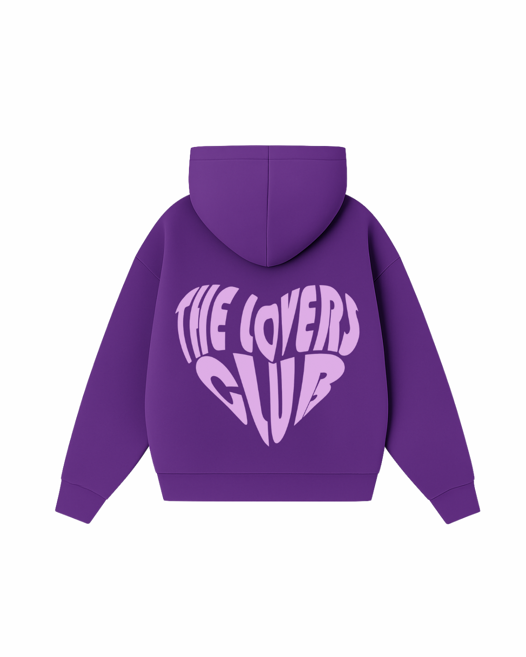 The lovers club  - Hoodie clásico purple  puff