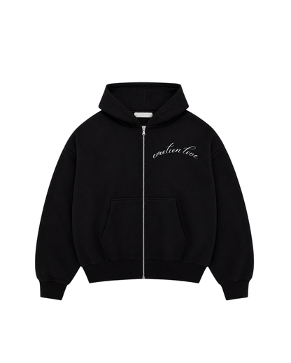 In Love - Hoodie zip Clásico black