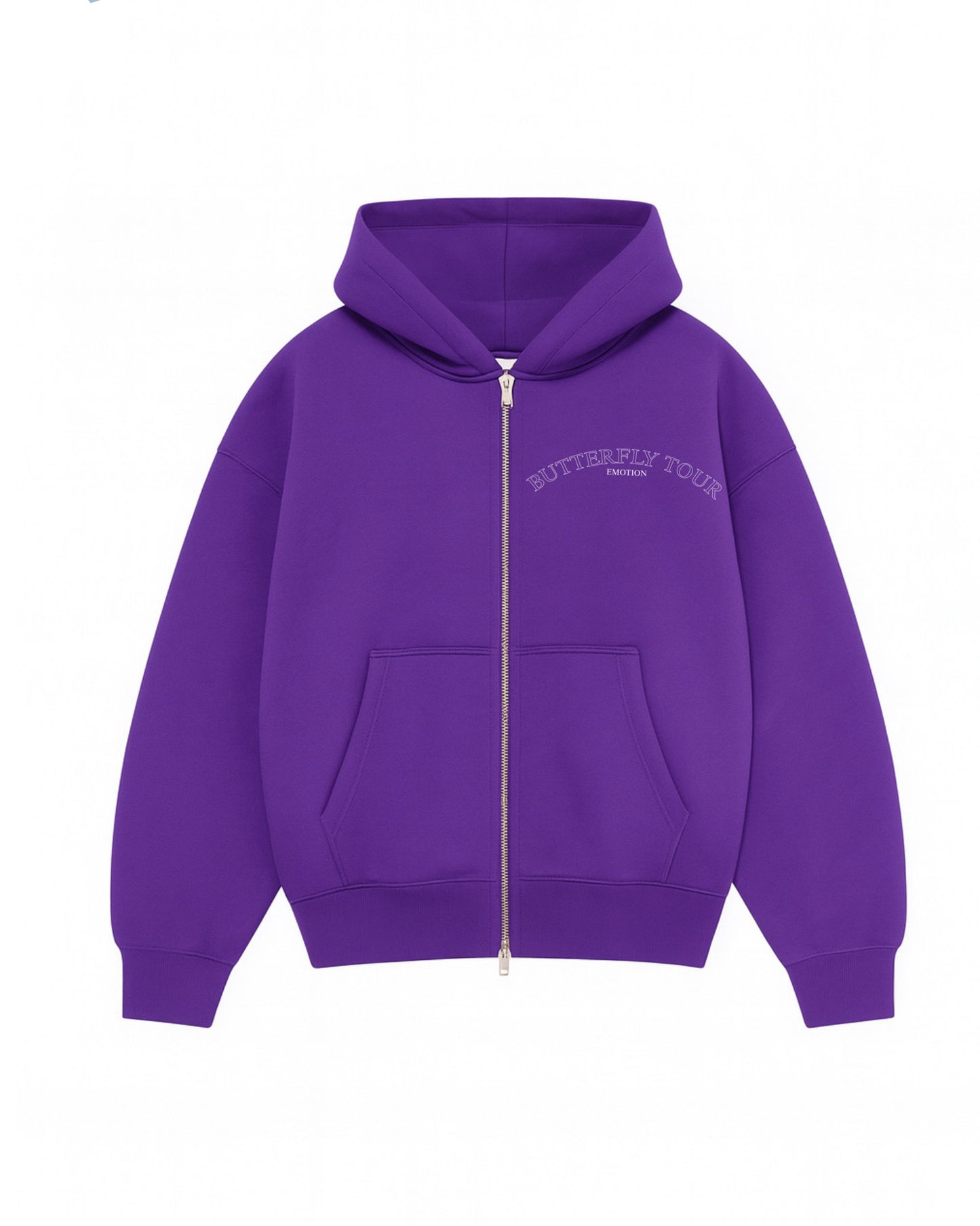 Hoodie emotion love zip modelo clásico