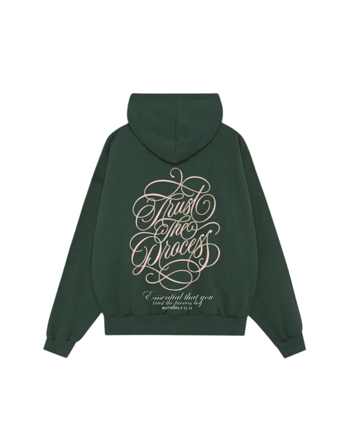 Hoodie trust the process modelo clasico