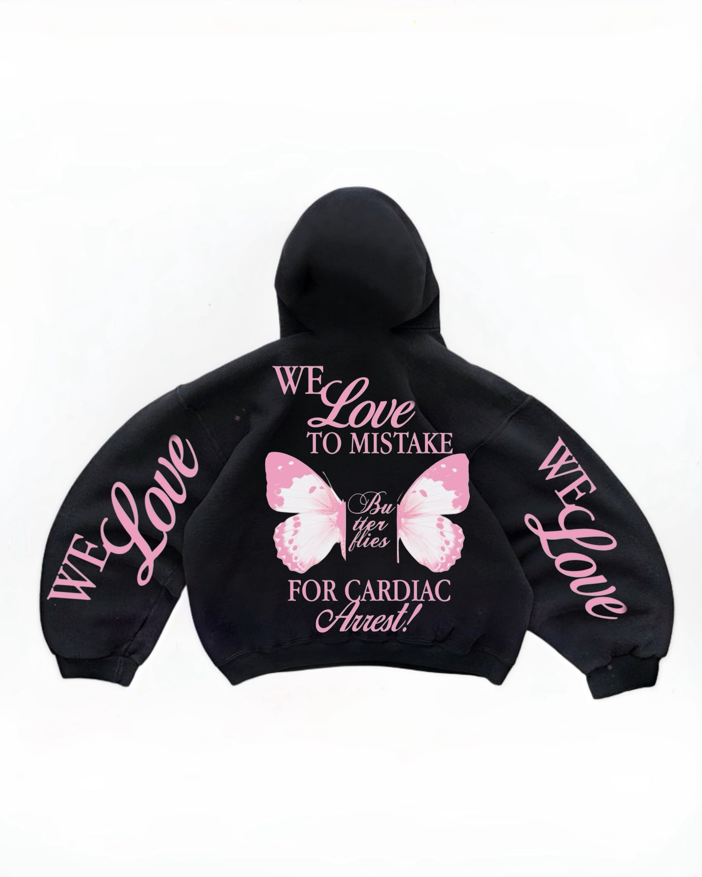 hoodie we love modelo mangas globo ♥︎