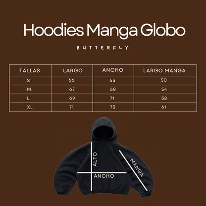 Speed - Hoodie Mangas Globo Gris