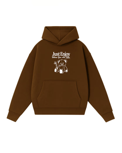 Hoodie just enjoy modelo clásico