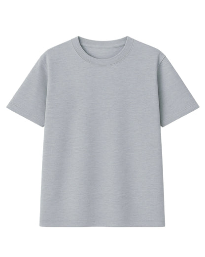 t-shirt basic gris    modelo recto