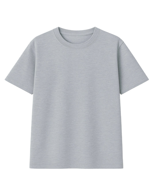 t-shirt basic gris    modelo recto