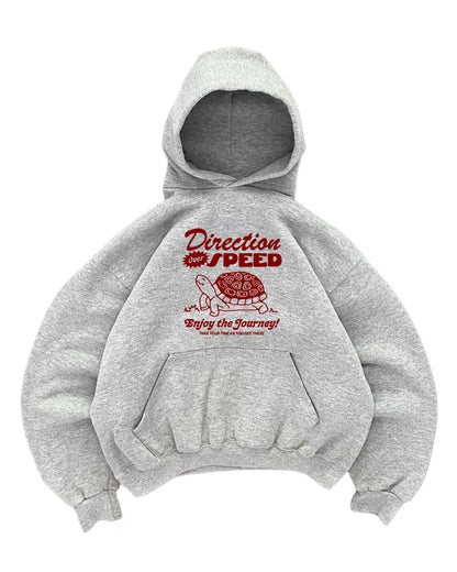 Hoodie tortoise modelo negro manga globo