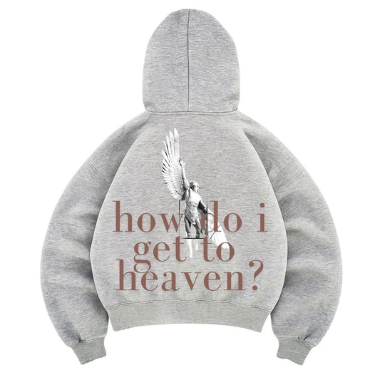 Hoodie get to heaven gris mangas globo