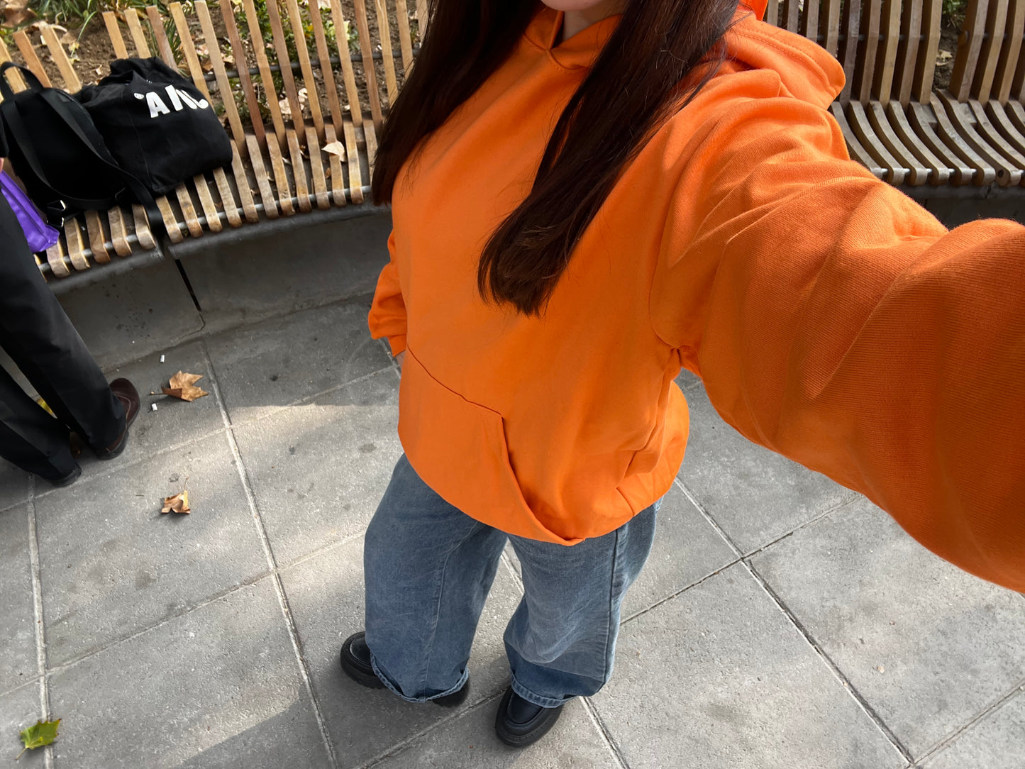 Basic Orange - Hoodie Classic
