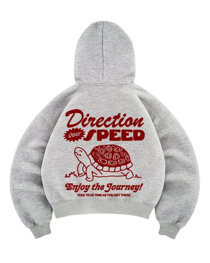 Hoodie tortoise modelo negro manga globo