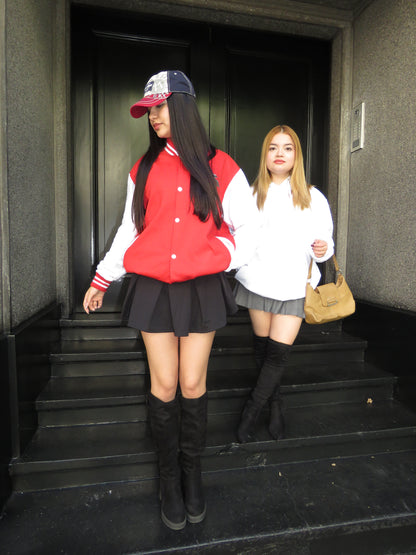 Jacket cherry roja