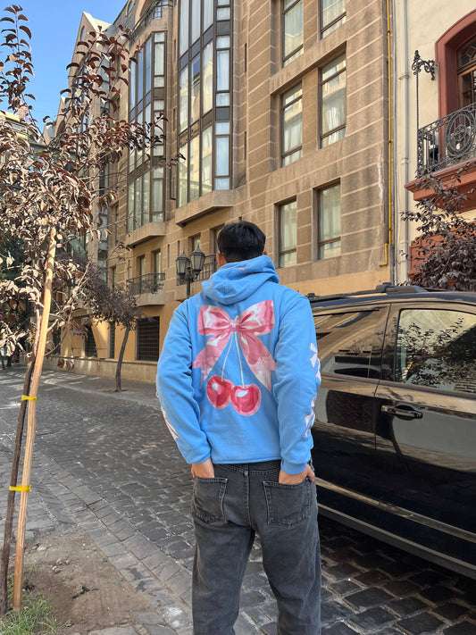 Hoodie cherry  modelo clásico ⭑