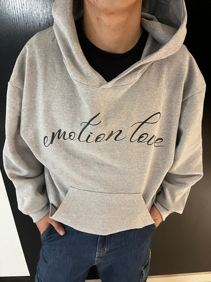 In Love -Hoodie Mangas Globos grey