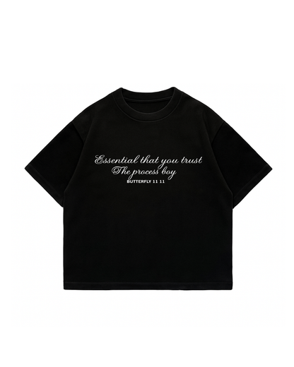 Trust The Process - Black Premium Boxy T-Shirt