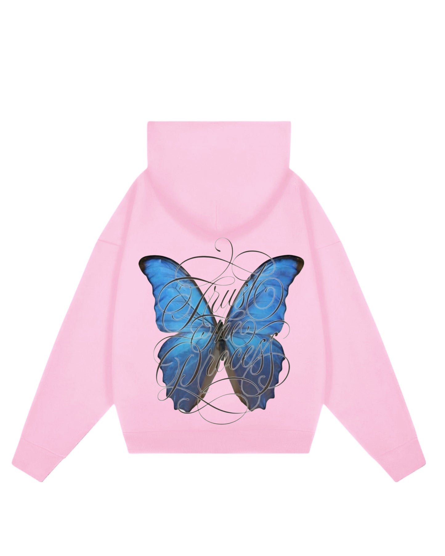 Hoodie trust the process modelo clásico