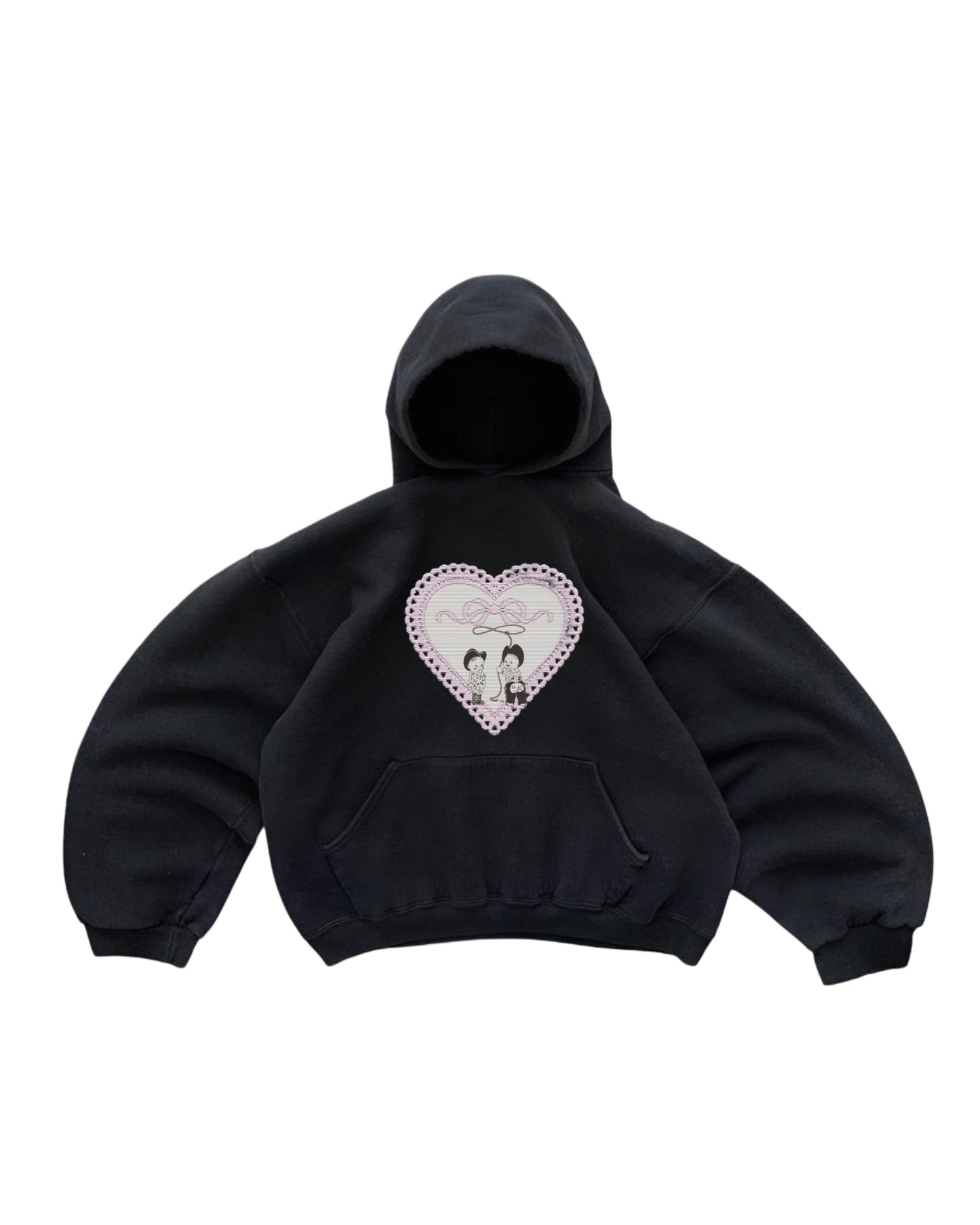 Hoodie emotion love  modelo manga globo