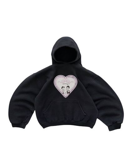 Hoodie emotion love  modelo manga globo