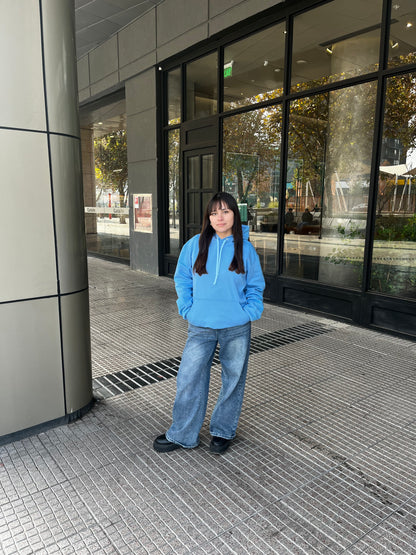 Basic sky blue - Hoodie Classic