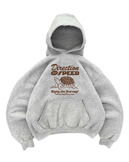 Hoodie tortoise modelo negro manga globo