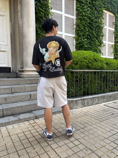 Effect Butterfly - Black Premium Boxy T-Shirt
