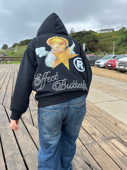Effect Butterfly Black - Hoodie Mangas Globo
