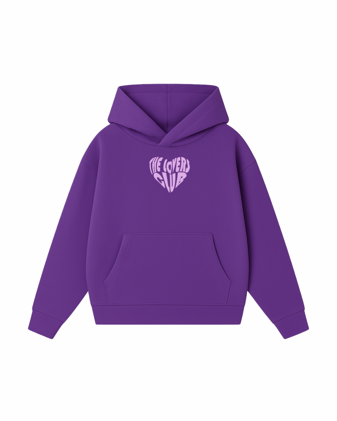 The lovers club  - Hoodie clásico purple  puff