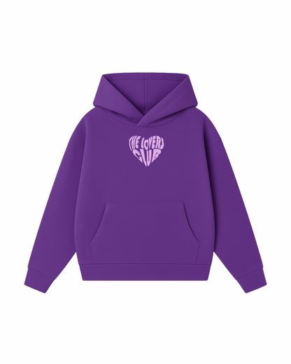 The lovers club  - Hoodie clásico purple  puff