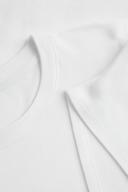 t-shirt butterfly modelo recto blanco