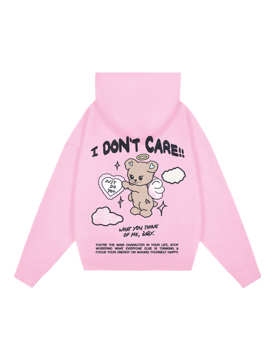 Hoodie I dont care  modelo clásico