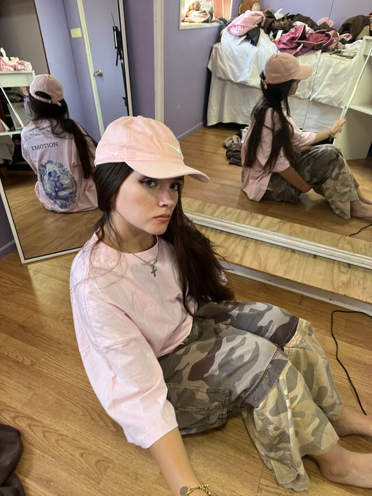 Camiseta Butterfly modelo oversized ⭑