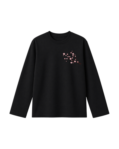 Garden branch - Camiseta Manga Larga black