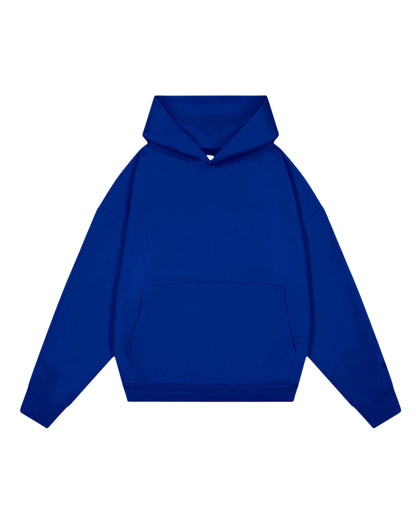 Hoodie basic azul rey modelo clásico