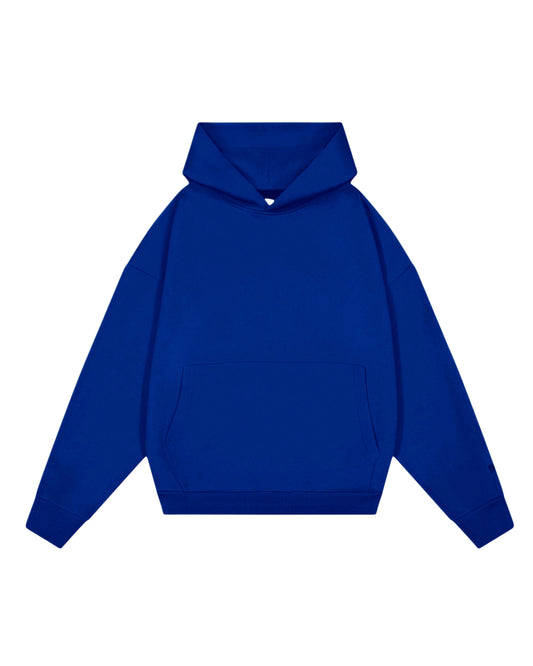 Hoodie basic azul rey modelo clásico