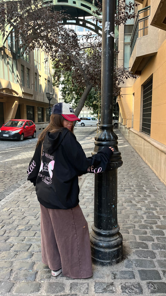 hoodie we love modelo mangas globo ♥︎