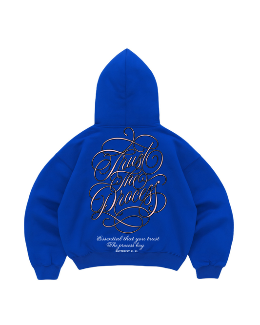 Hoodie trust the process modelo  mangas globo
