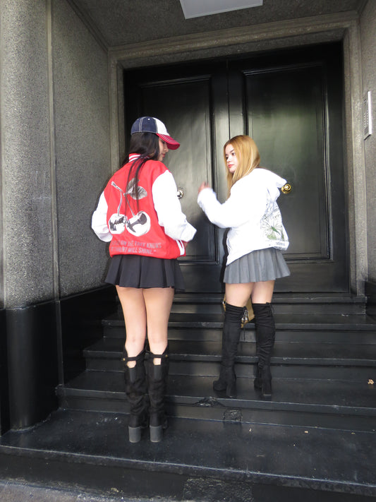 Jacket cherry roja