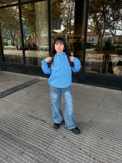 Basic sky blue - Hoodie Classic